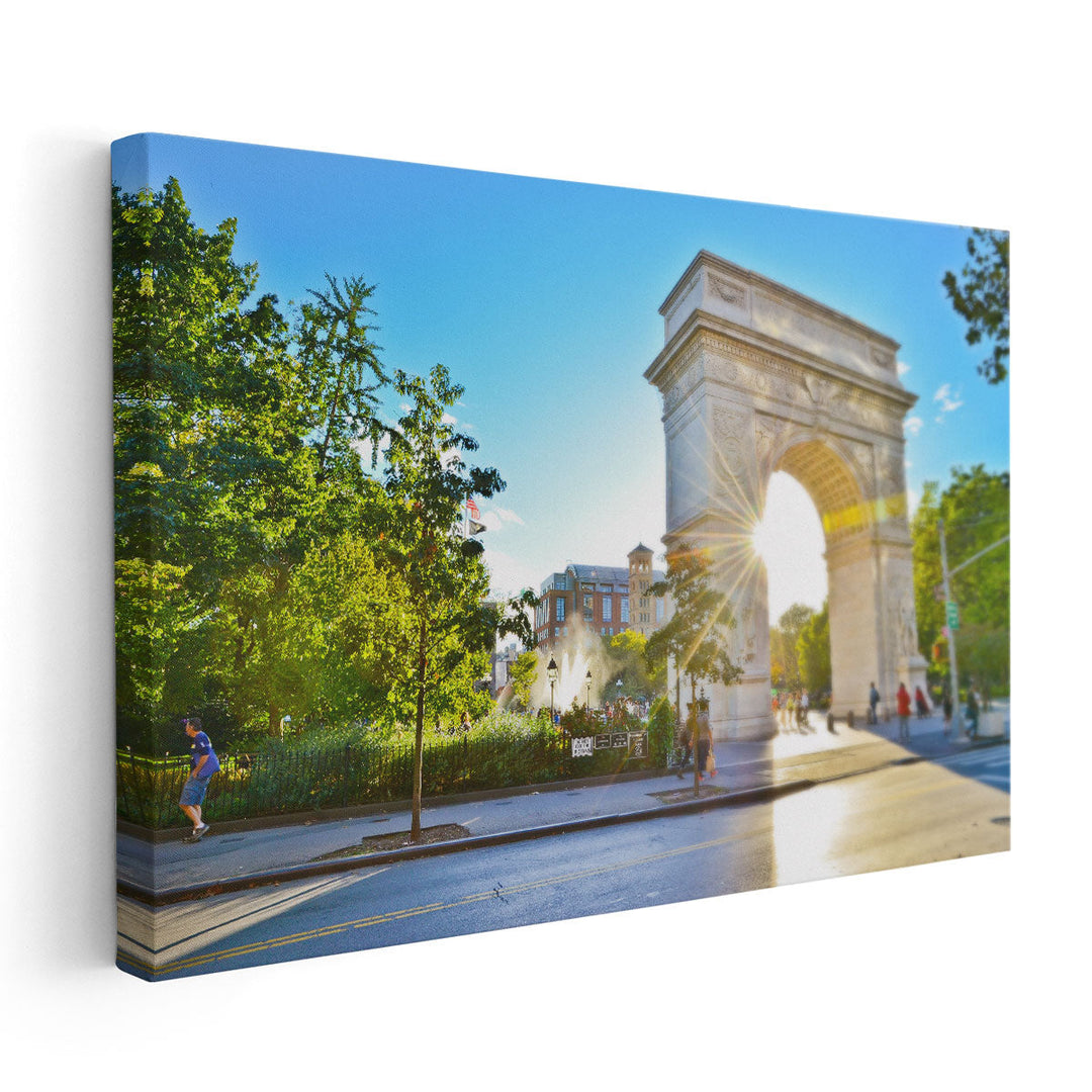 Washington Square Park in New York City - Canvas Print Wall Art