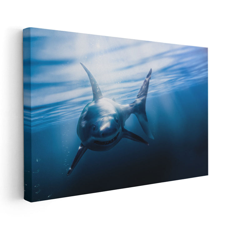 Great White Shark - Canvas Print Wall Art