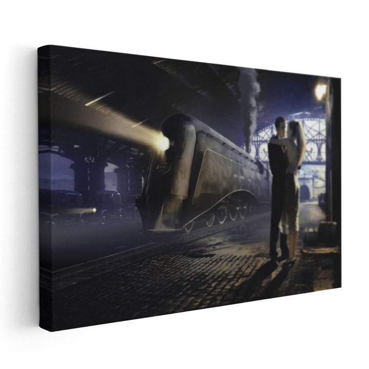 Train Depot - Canvas Print Wall Art