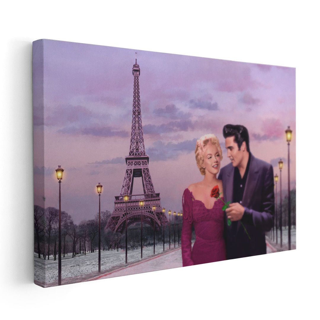 Paris Sunset - Canvas Print Wall Art