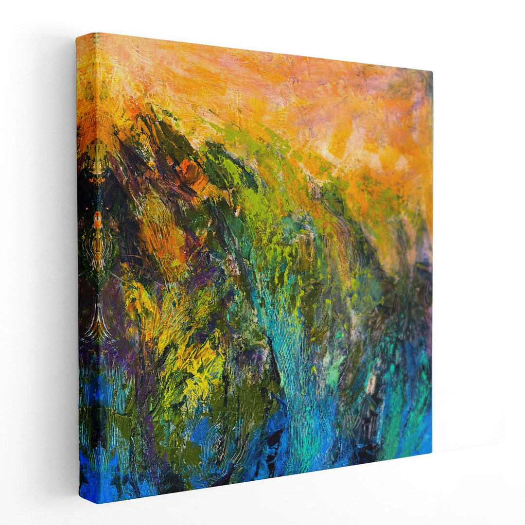 Marsh IV Sunset - Canvas Print Wall Art