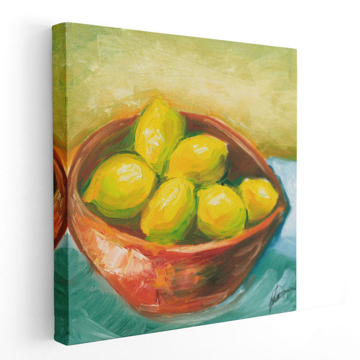 Bowl of Fruit IV - Canvas Print Wall Art