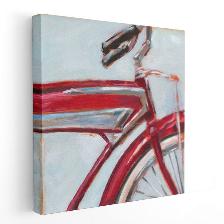 Retro Cycle I - Canvas Print Wall Art