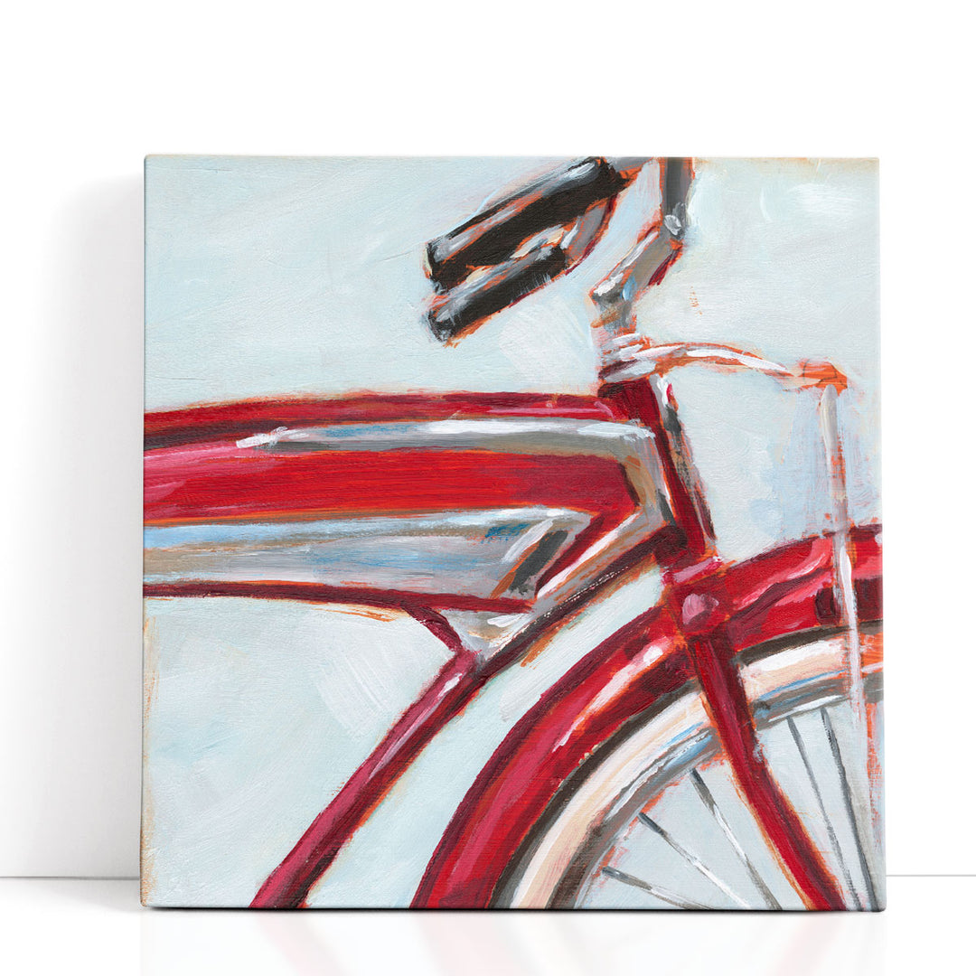 Retro Cycle I - Canvas Print Wall Art