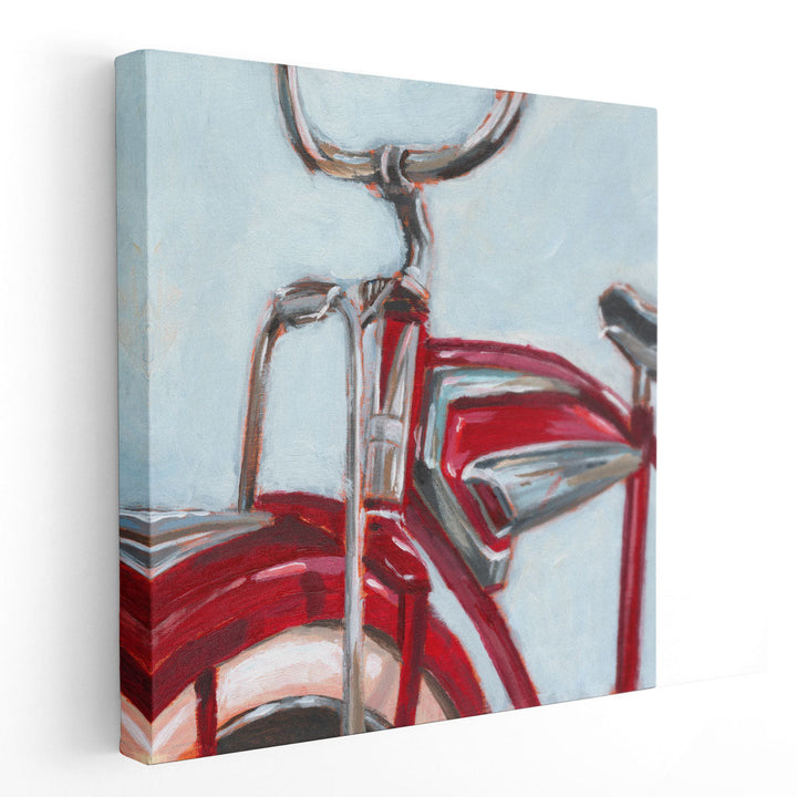 Retro Cycle II - Canvas Print Wall Art