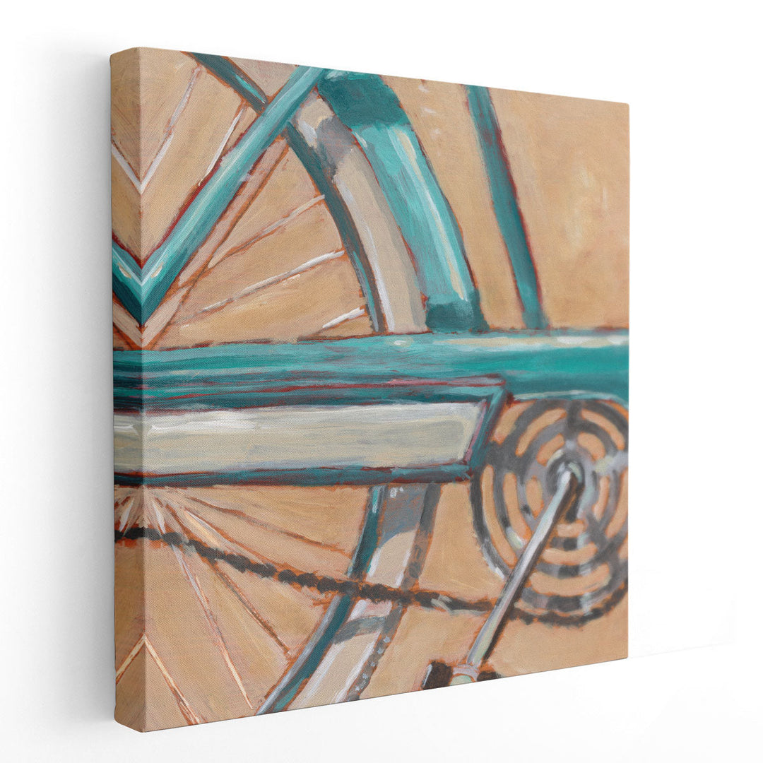 Retro Cycle IV - Canvas Print Wall Art