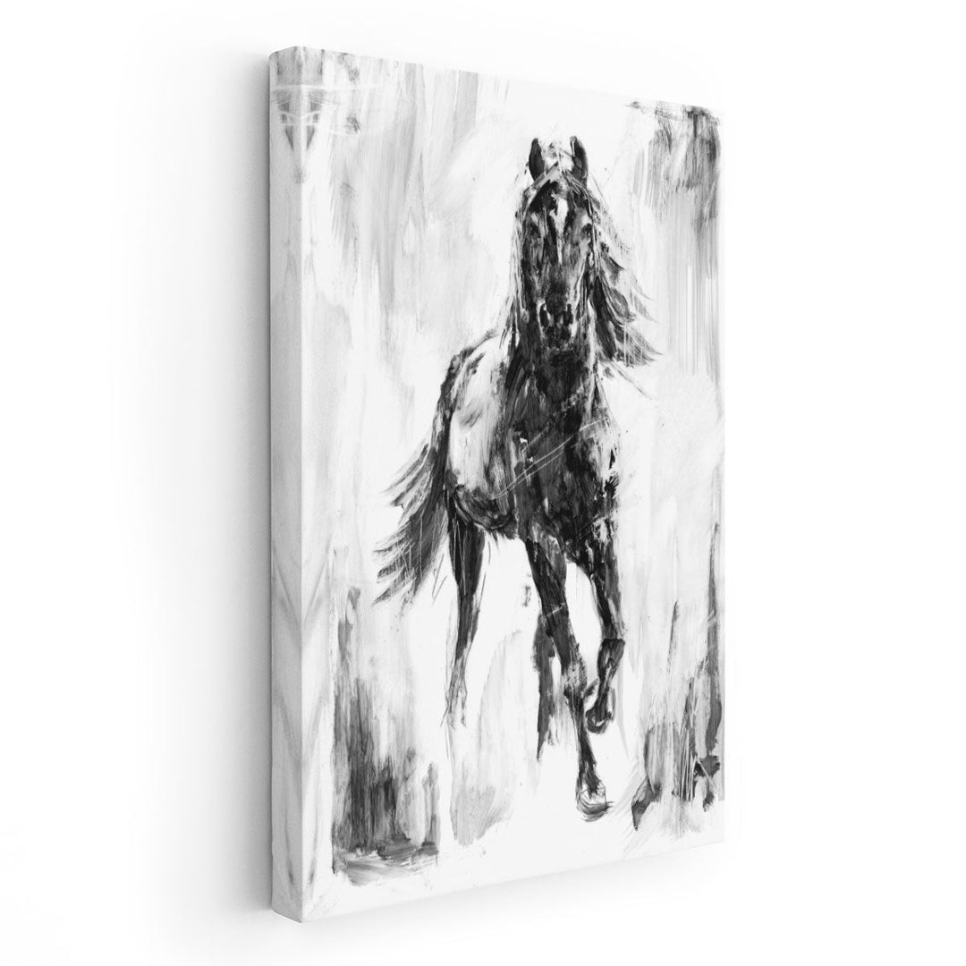 Rustic Stallion I - Canvas Print Wall Art