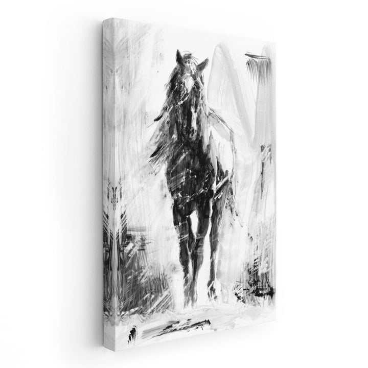 Rustic Stallion II - Canvas Print Wall Art