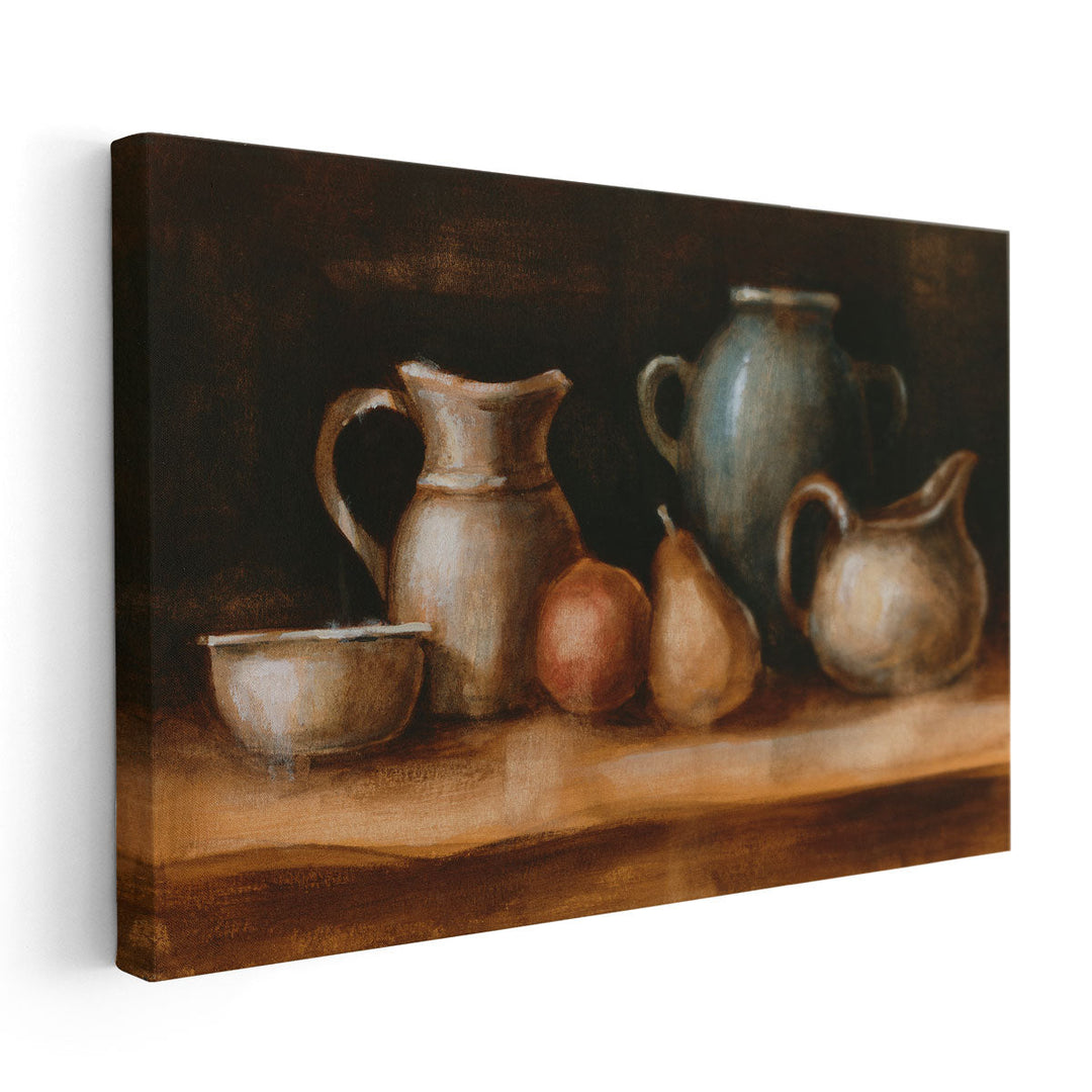 Earthenware and Fruit I - Canvas Print Wall Art