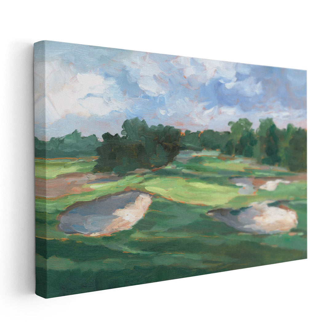 Golf Course Study III - Canvas Print Wall Art