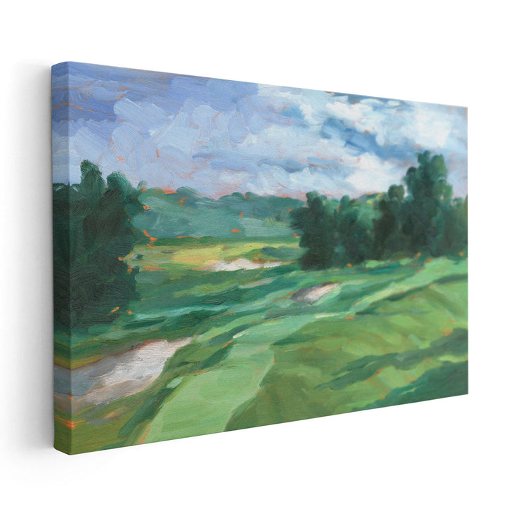 Golf Course Study IV - Canvas Print Wall Art