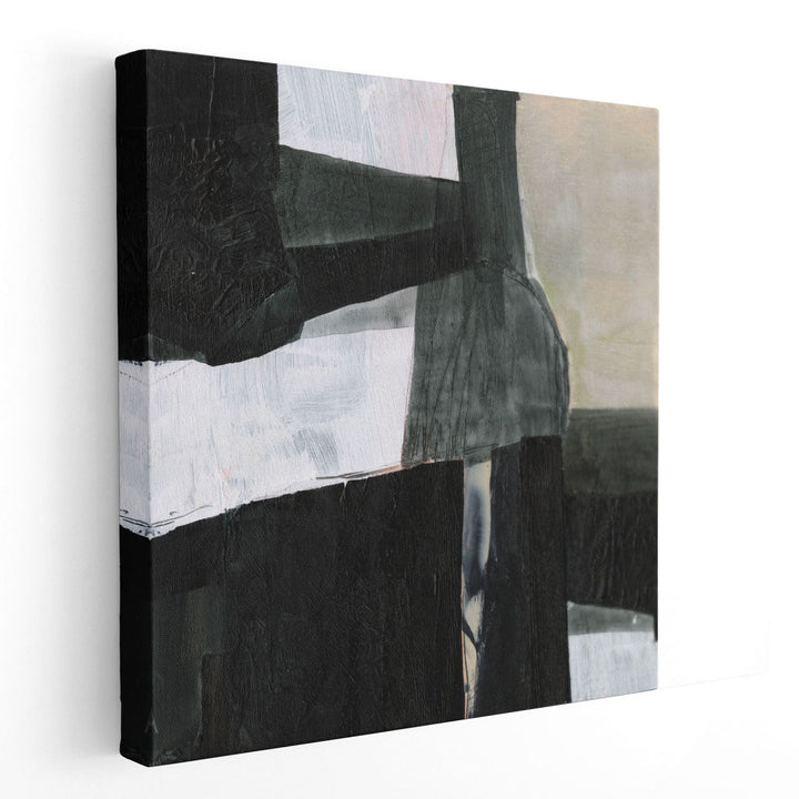 Deconstructed Ebony II - Canvas Print Wall Art