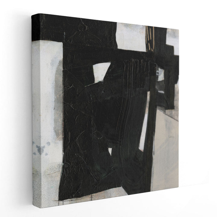 Deconstructed Ebony IV - Canvas Print Wall Art