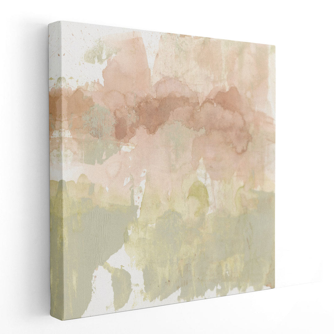 Dusty Blush and Olive I - Canvas Print Wall Art