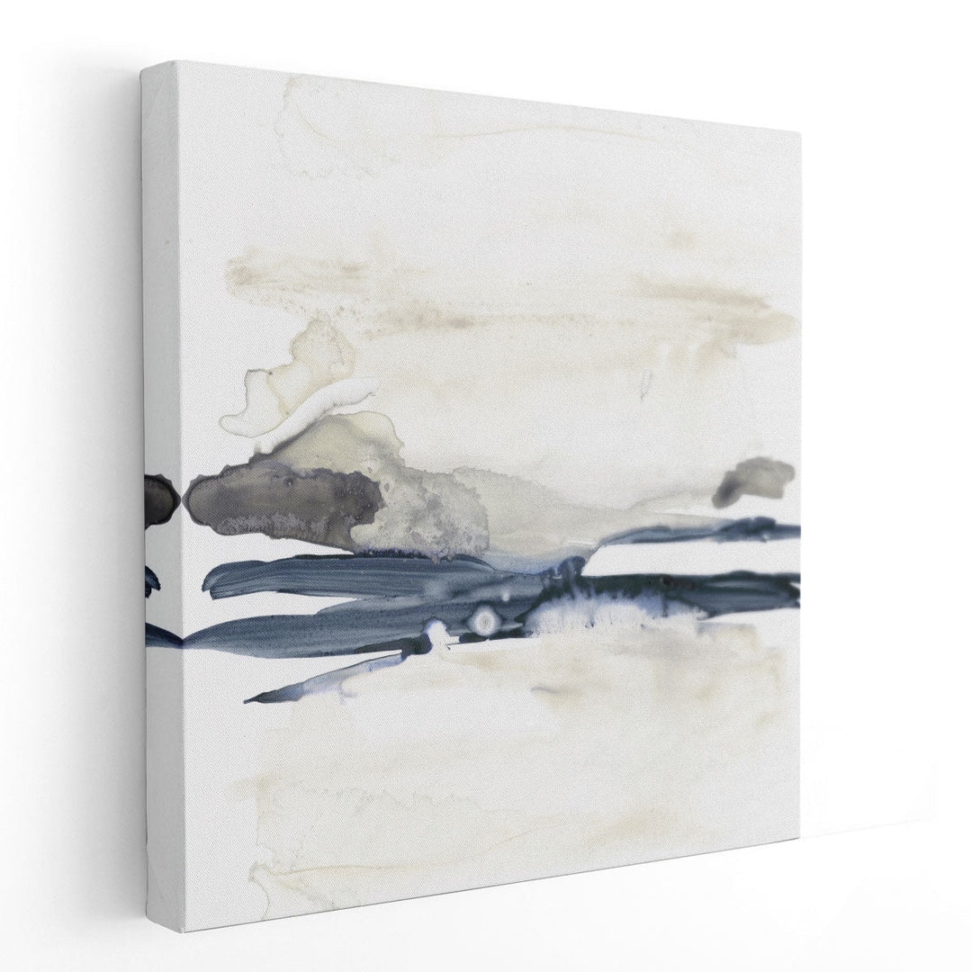 Navy Horizon Line II - Canvas Print Wall Art