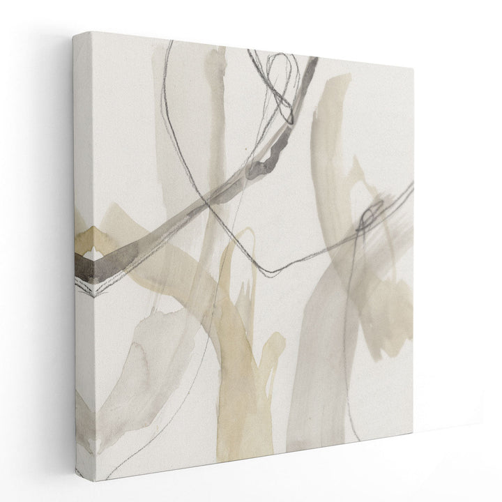 Neutral Momentum I - Canvas Print Wall Art