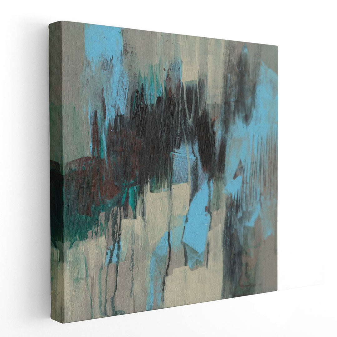 Ocean Blue Abstract I - Canvas Print Wall Art