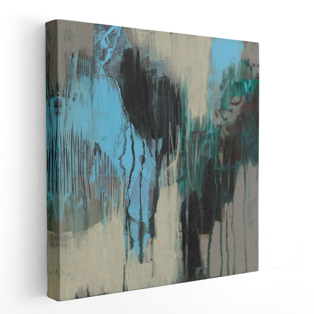 Ocean Blue Abstract II - Canvas Print Wall Art