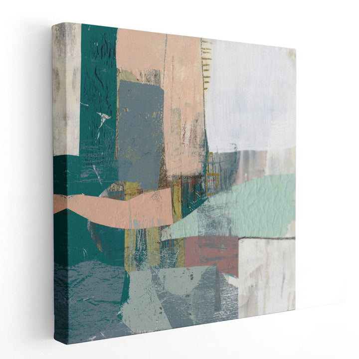 Pastel Collage I - Canvas Print Wall Art