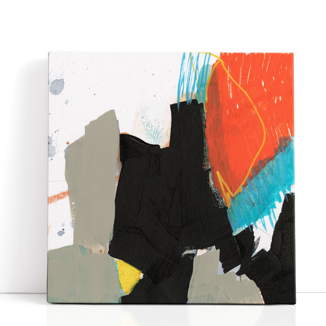 Primary Action II - Canvas Print Wall Art
