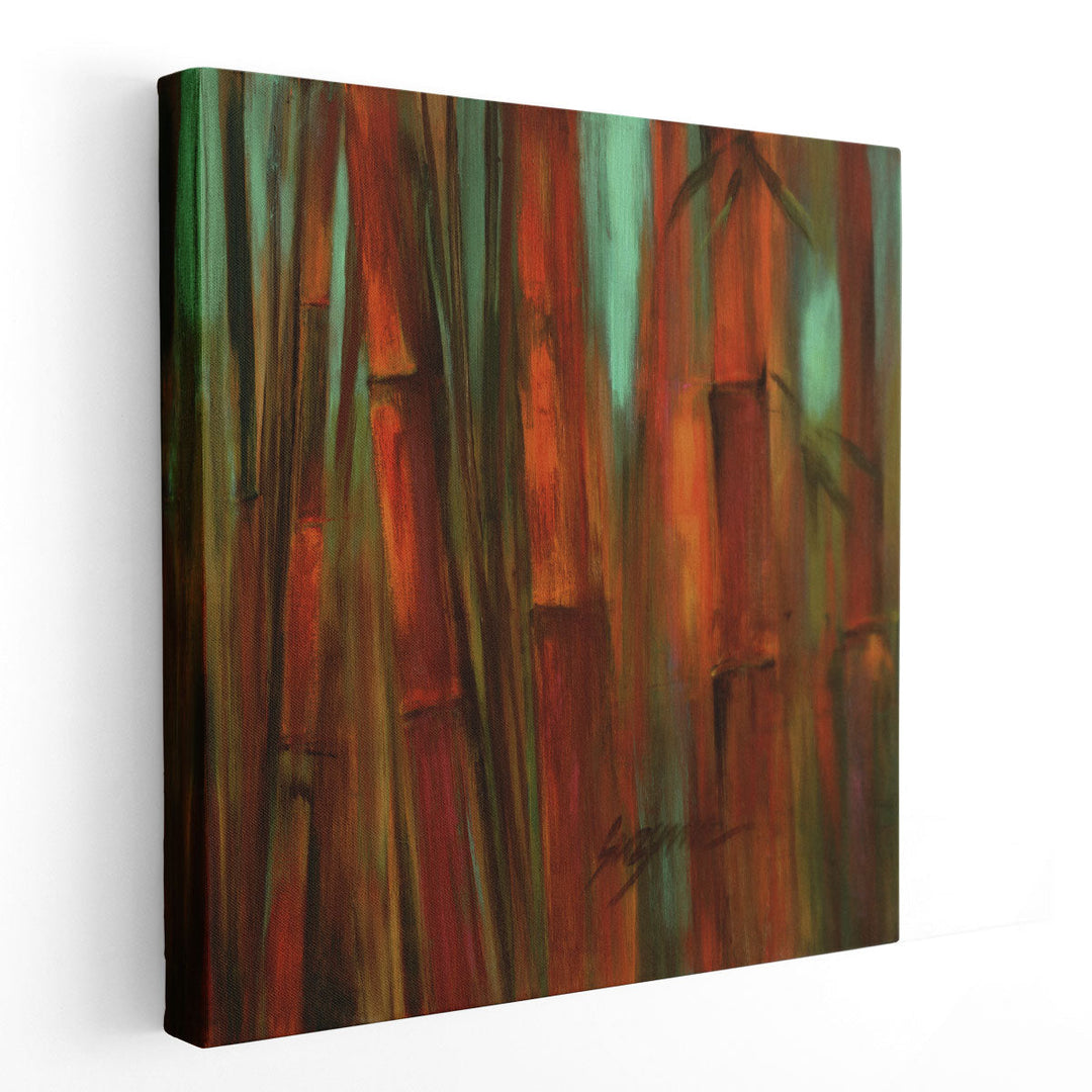 Sunset Bamboo II - Canvas Print Wall Art