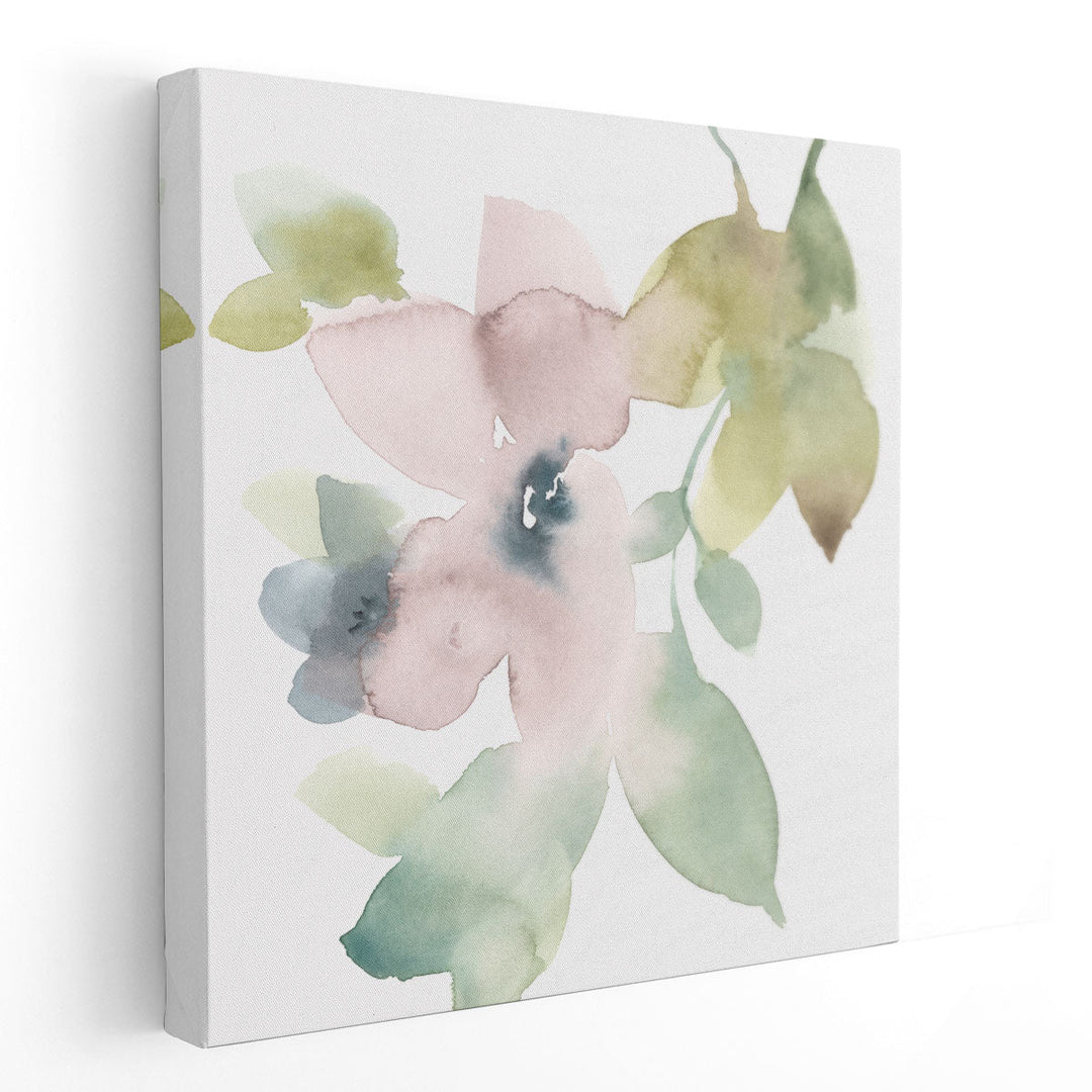 Sweet Petals and Leaves IV - Canvas Print Wall Art