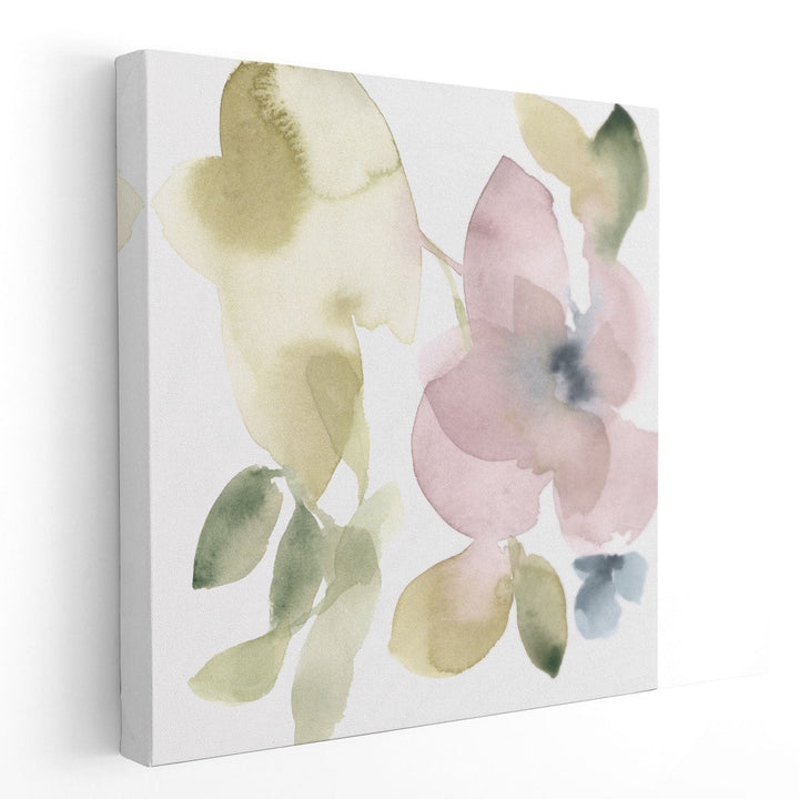 Sweet Petals and Leaves VI - Canvas Print Wall Art