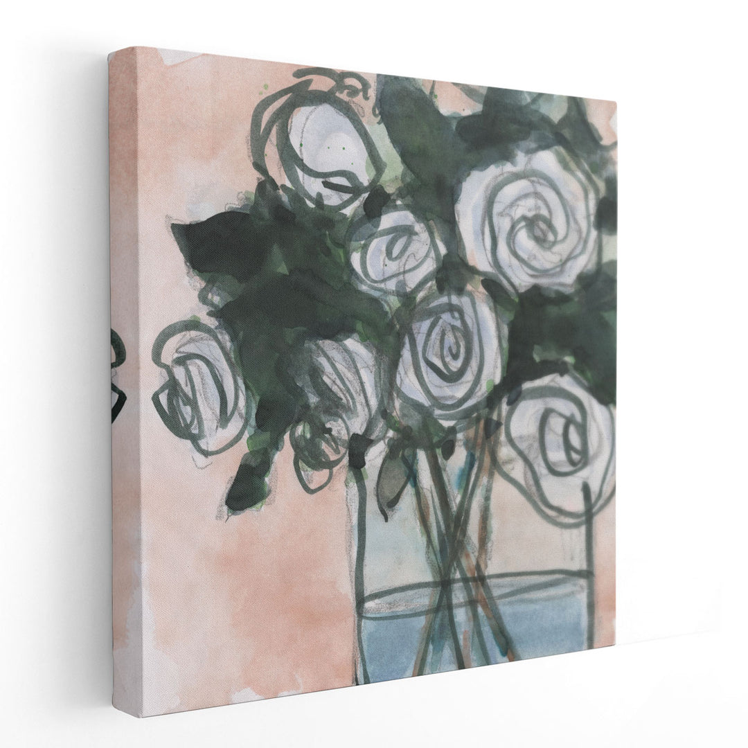 Floral Bunch I - Canvas Print Wall Art