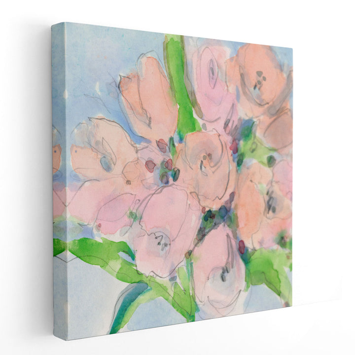 Tulip Bouquet I - Canvas Print Wall Art