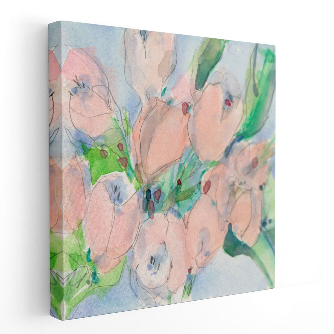 Tulip Bouquet II - Canvas Print Wall Art