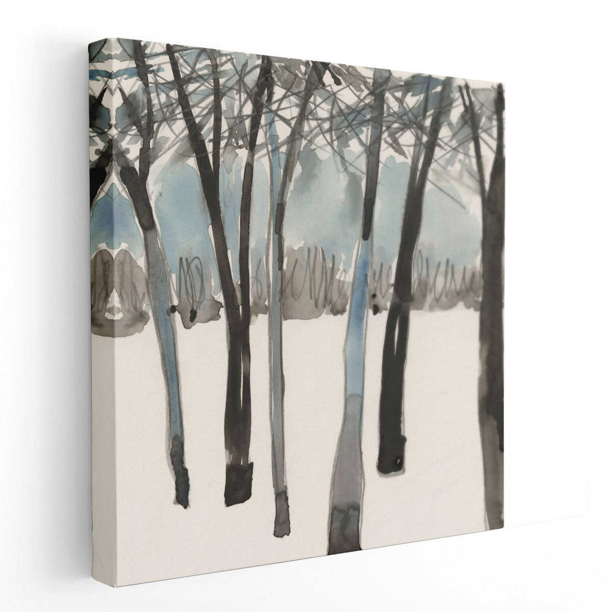 Treeline Canvas, buying Black Frame