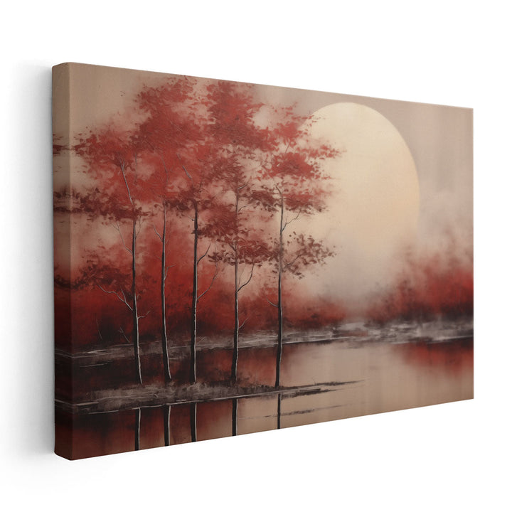 Timeless Redwood Reflections 2 - Canvas Print Wall Art