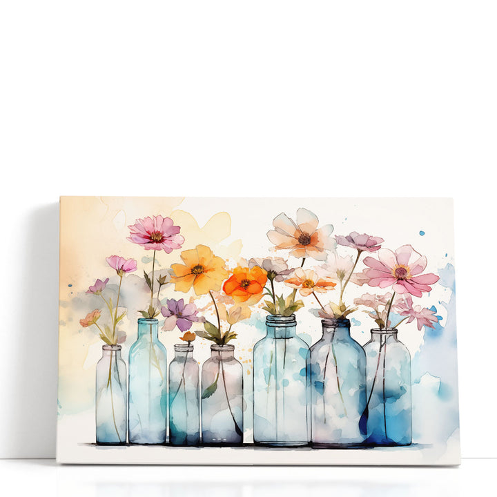 Vintage Floral Bloom 2 - Canvas Print Wall Art