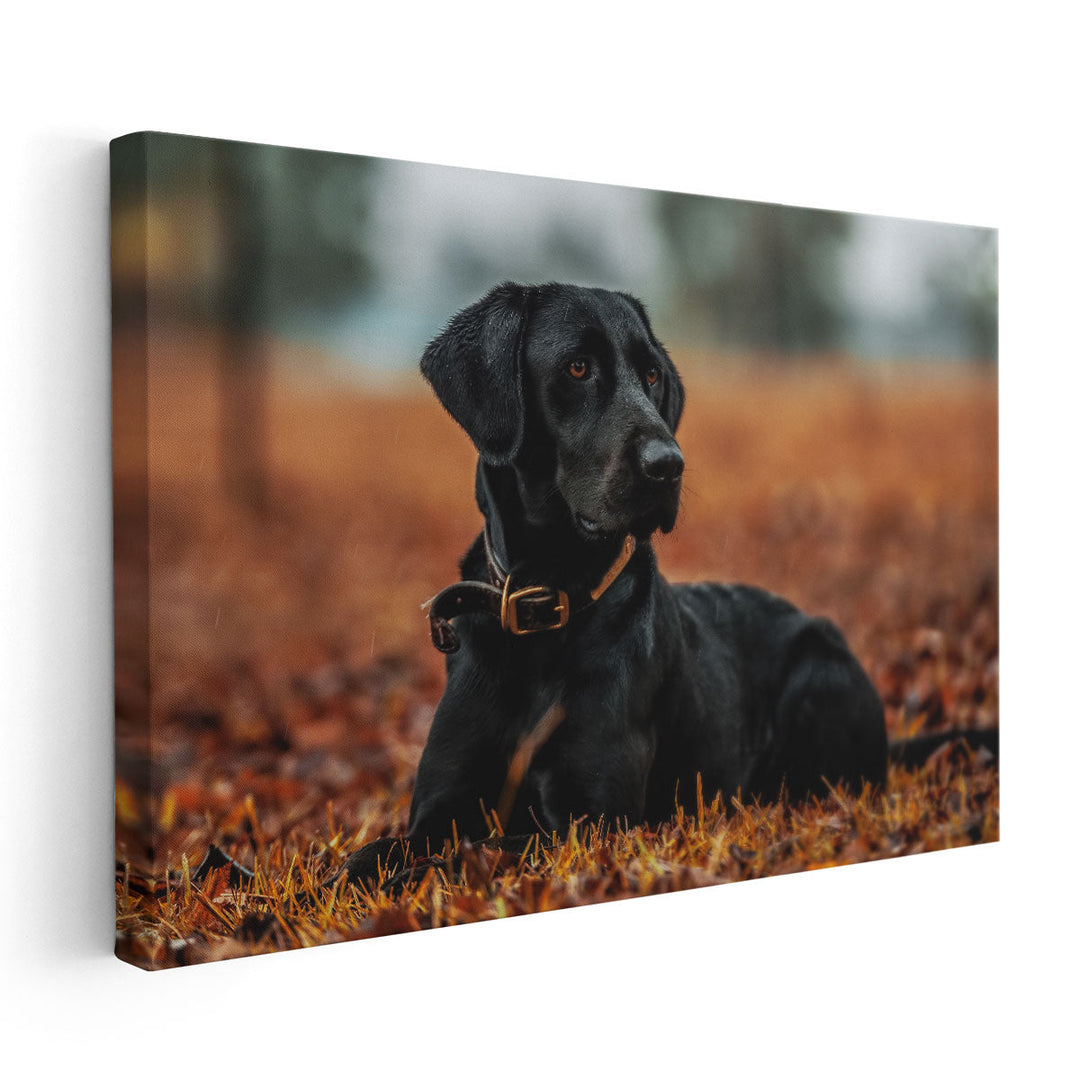 Labrador Retriever Closeup - Canvas Print Wall Art