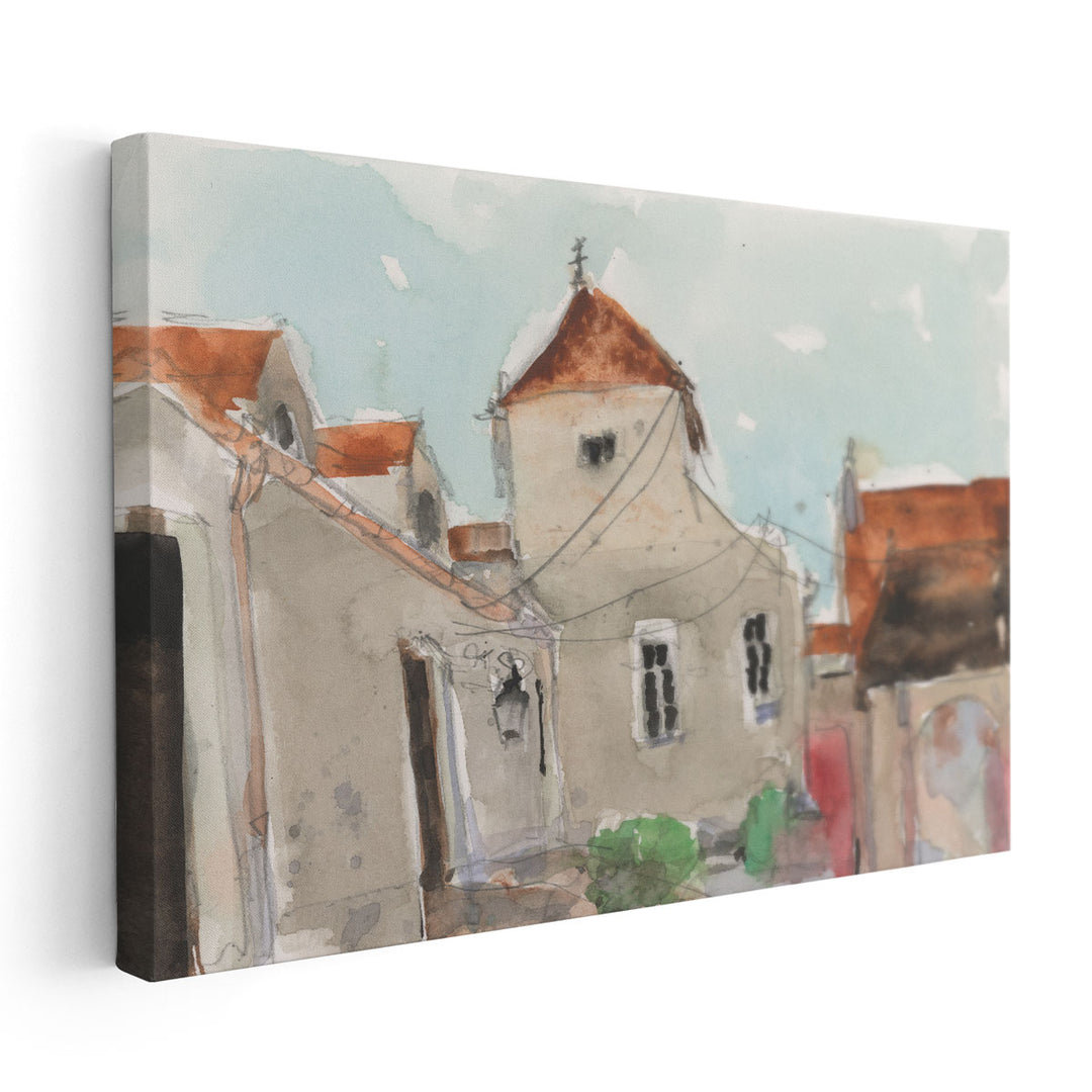 14 Route De Beaune - Canvas Print Wall Art