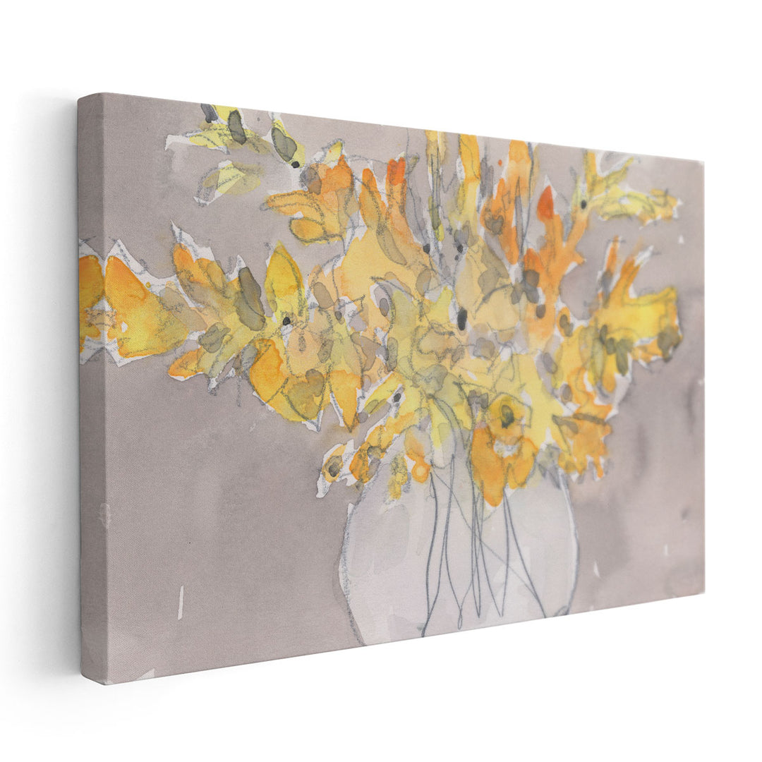 Day Dream Bouquet II - Canvas Print Wall Art