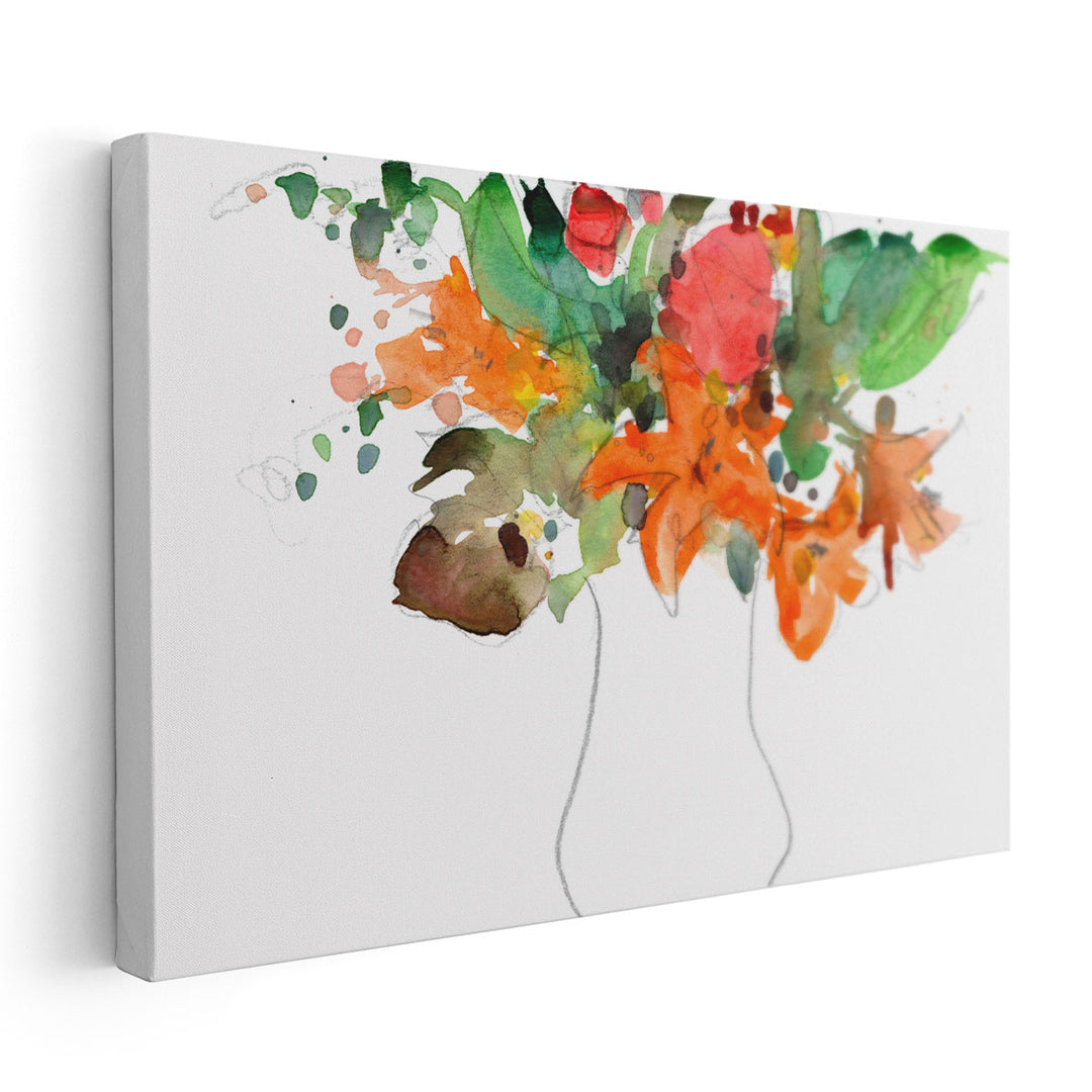 Expressive Bouquet I - Canvas Print Wall Art