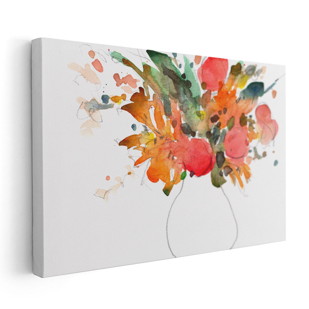 Expressive Bouquet II - Canvas Print Wall Art