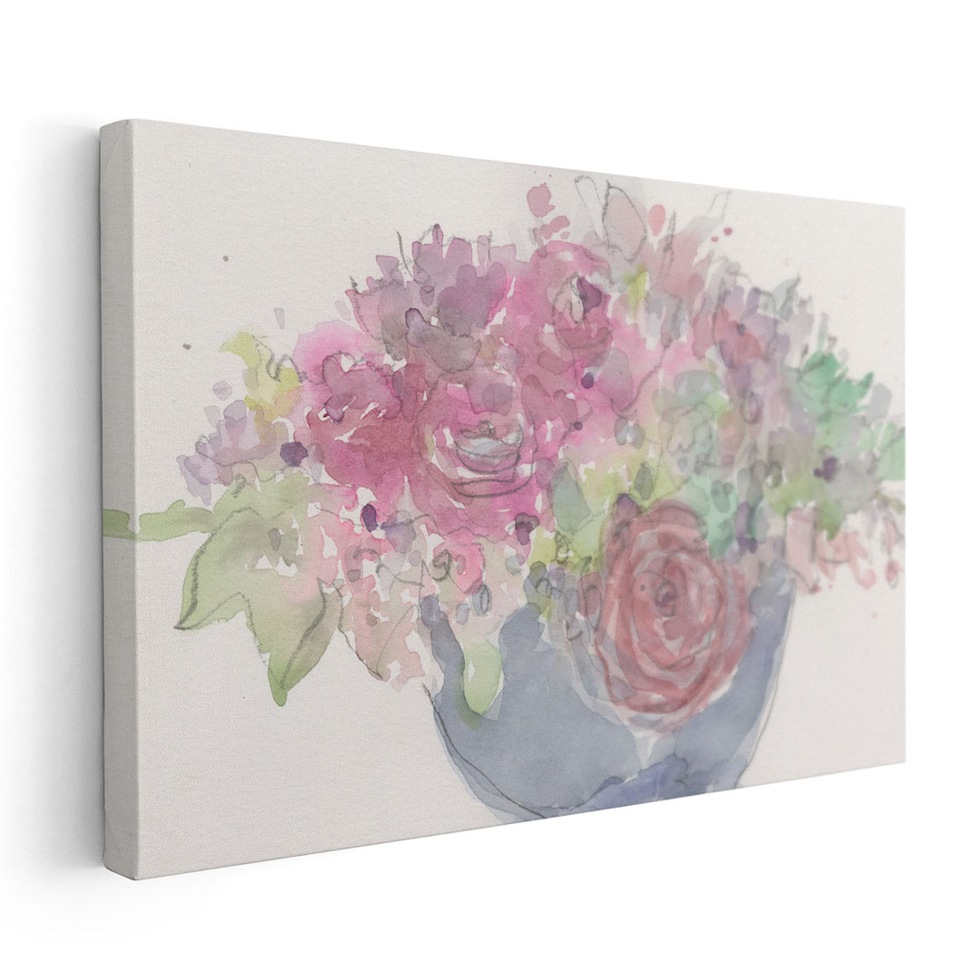 Floral Dreamy I - Canvas Print Wall Art