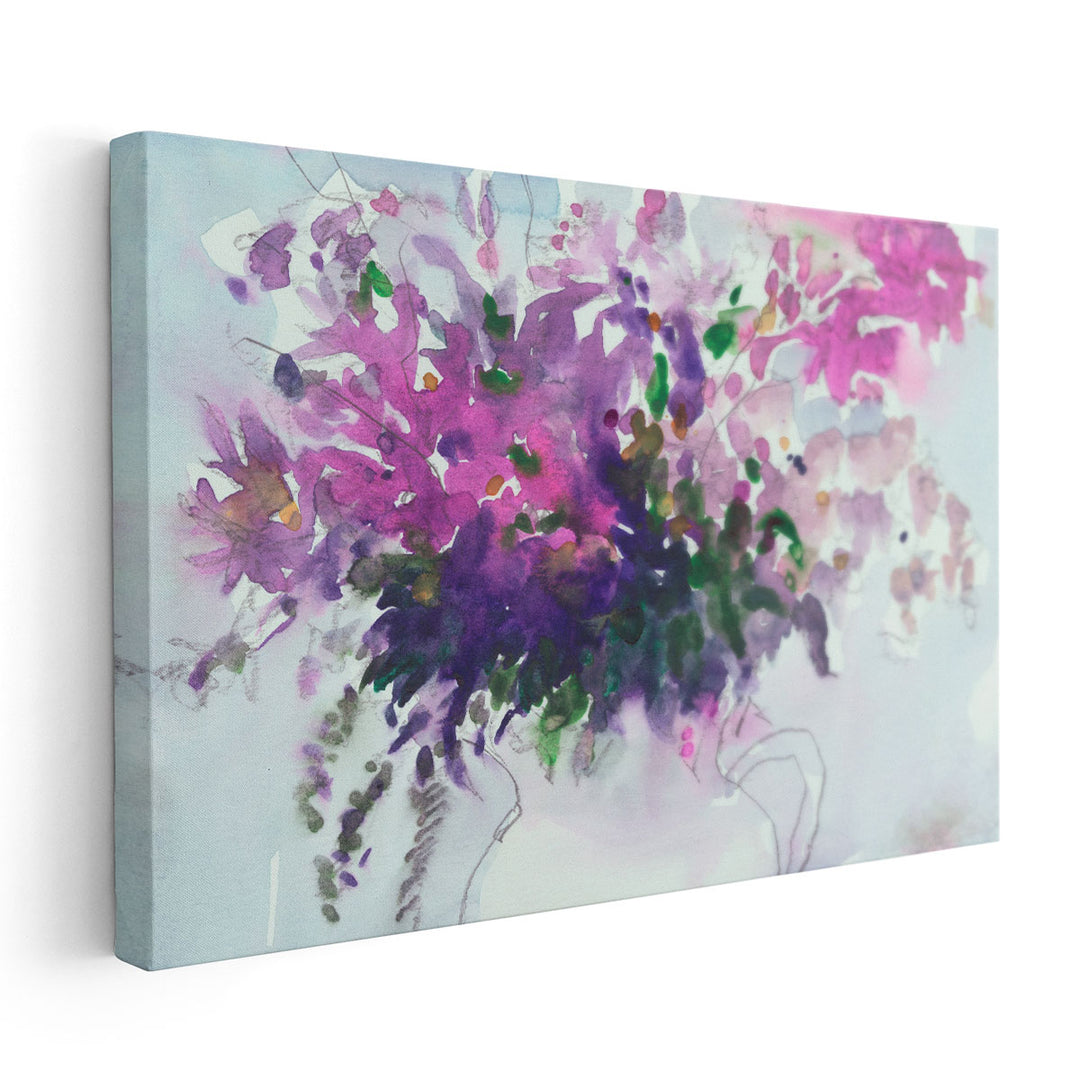 Floral in Pitcher II - Canvas Print Wall Art