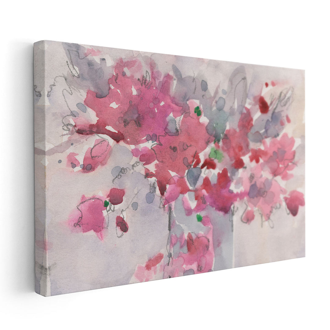 Floral Setting II - Canvas Print Wall Art