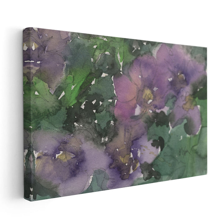 Language of Violets I - Canvas Print Wall Art