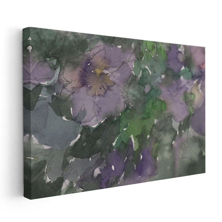 Language of Violets II - Canvas Print Wall Art