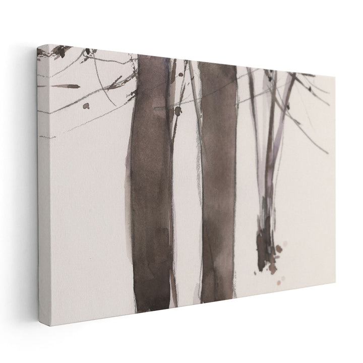 Under the Winter Tree II - Canvas Print Wall Art