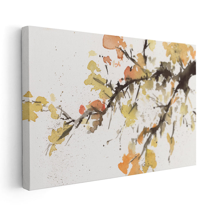 Watercolor Tree Branch II - Canvas Print Wall Art