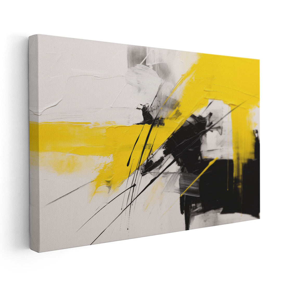 Vibrant Ink Fusion - Canvas Print Wall Art