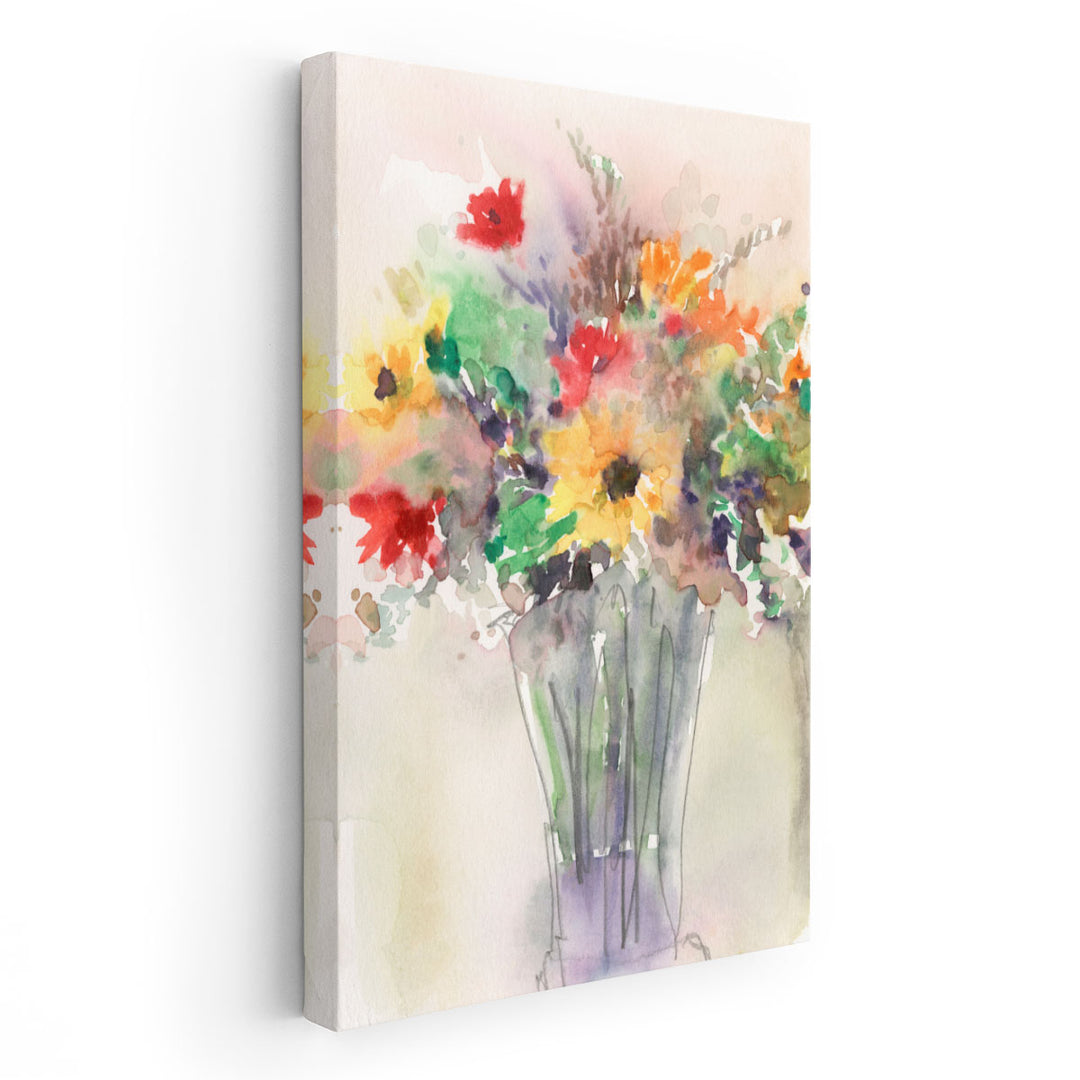 Fancy that Bouquet I - Canvas Print Wall Art