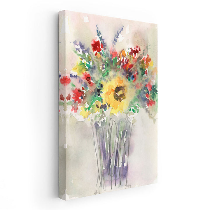 Fancy that Bouquet II - Canvas Print Wall Art