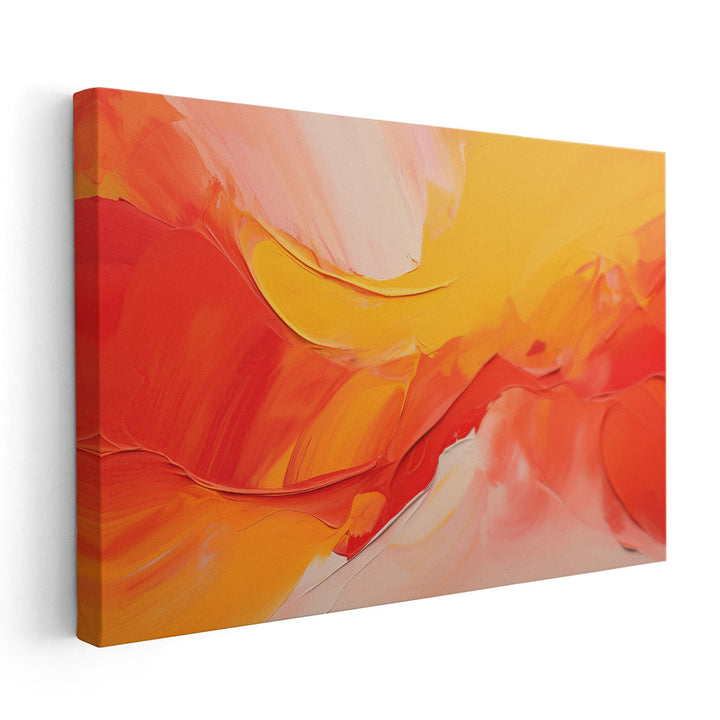 Peaceful Firewave - Canvas Print Wall Art