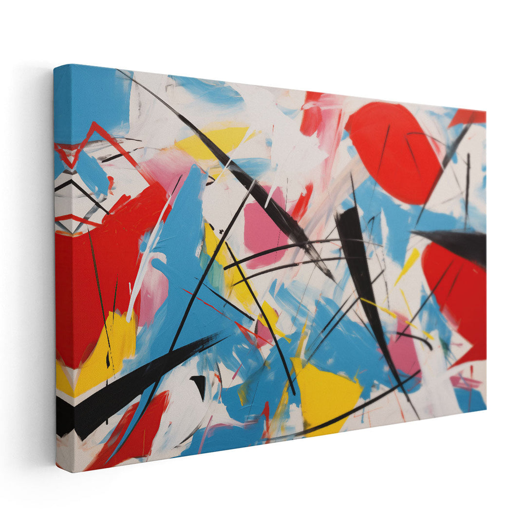 Joyful Art Attack - Canvas Print Wall Art